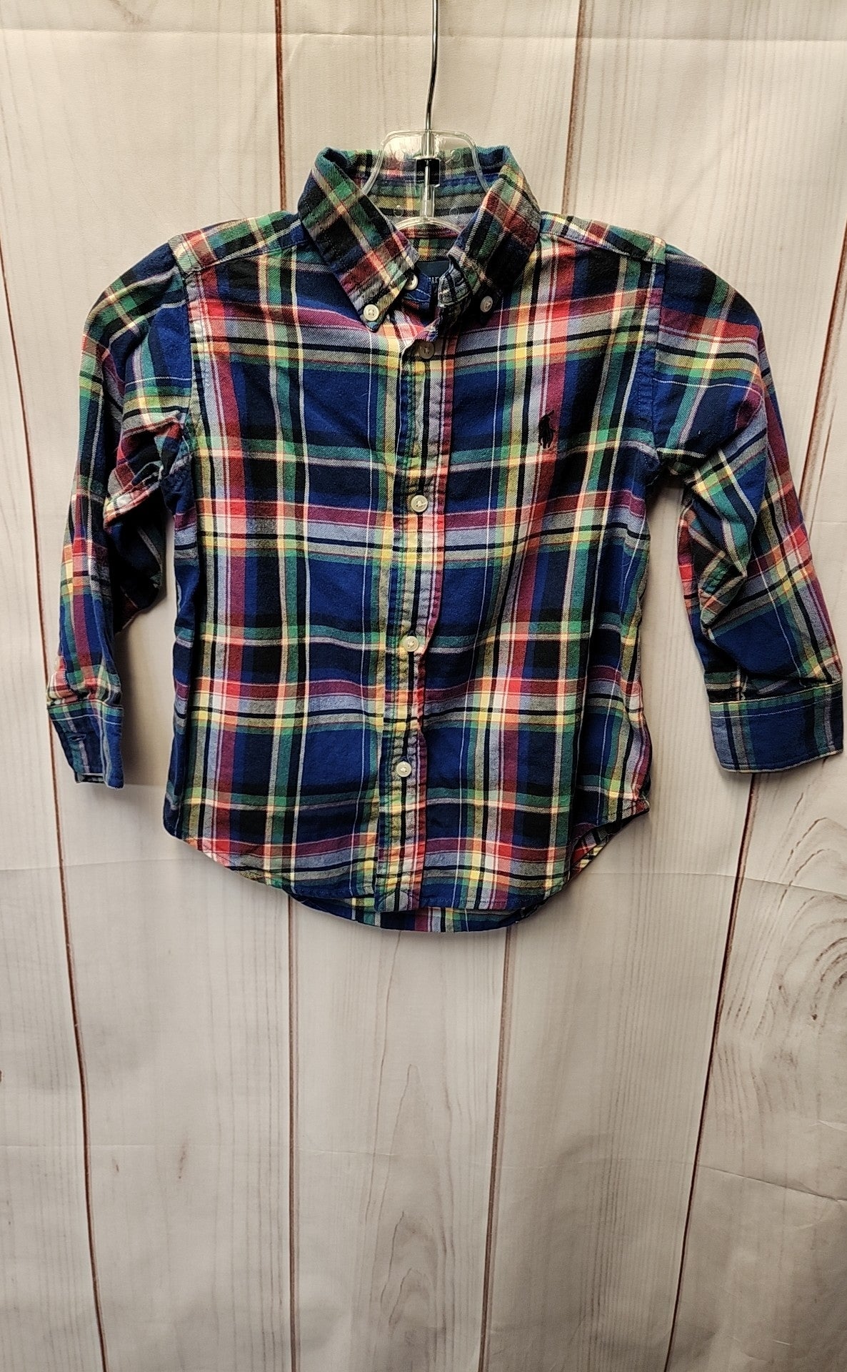 Ralph Lauren Boy's Size 2 Blue Shirt