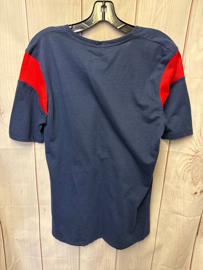 NWT Patriots Women's Size M Navy Short Sleeve Top