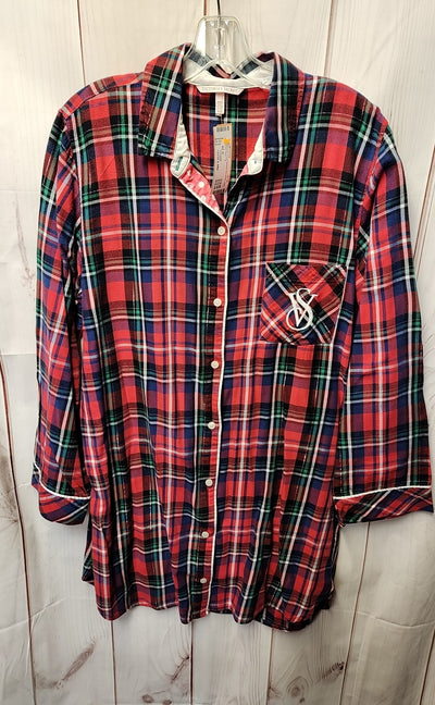 Victoria's Secret Women's Size M Pink & Blue Nightgown