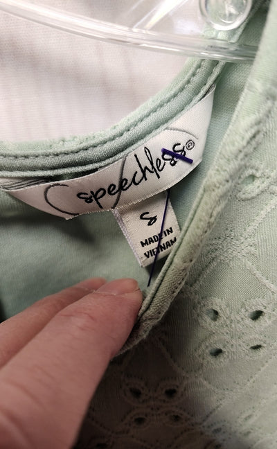 Speechless Women's Size S Green Dress