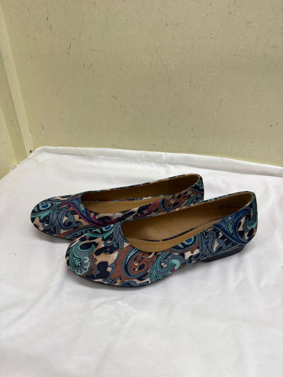 Comfortview Women's Size 9-1/2 Blue Flats Shoes