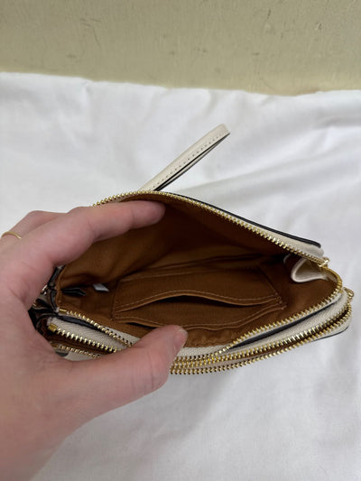 Coach Tan Leather Wristlet