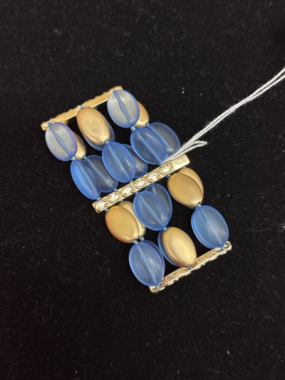 Blue & Gold Bracelet