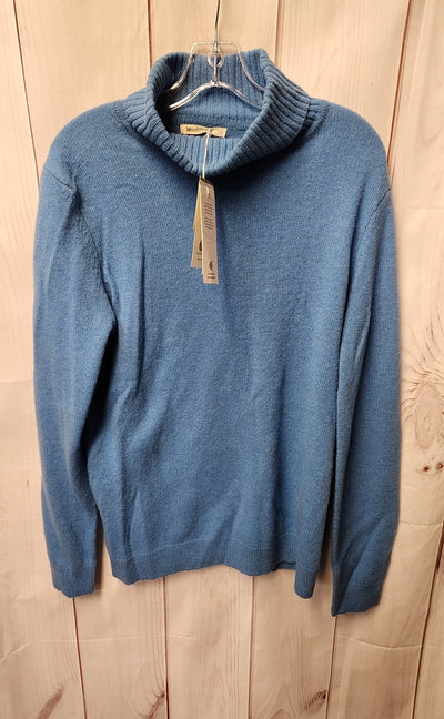 NWT Woolovers Women's Size L Blue Sweater