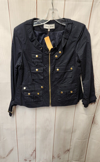 Chris Benz Women's Size 6 Navy Jacket