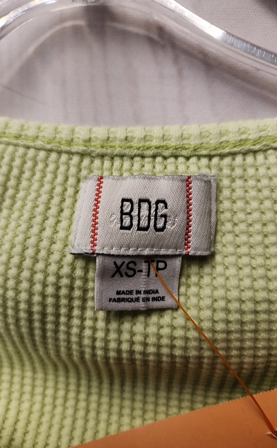 Bdg Women's Size XS Green Long Sleeve Top