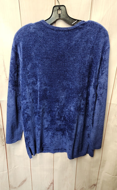Coldwater Creek Women's Size M Blue Sweatshirt