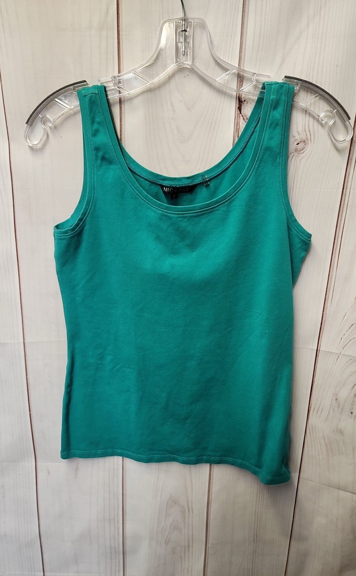 Nic & Zoe Women's Size S Green Sleeveless Top