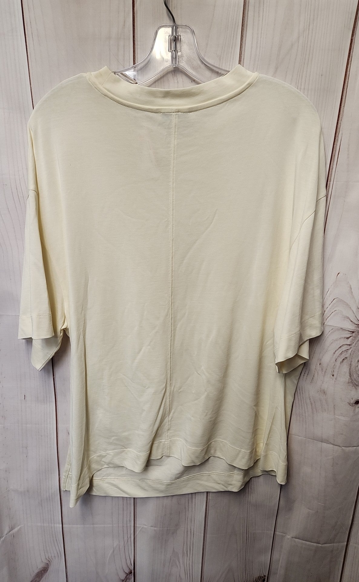 Reiss Women's Size XL White Short Sleeve Top