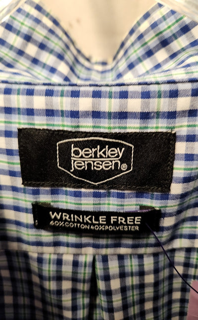 Berkley Jensen Men's Size L Blue Shirt