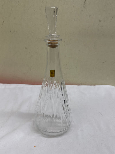Reims France Glass Decanter w/ Stopper