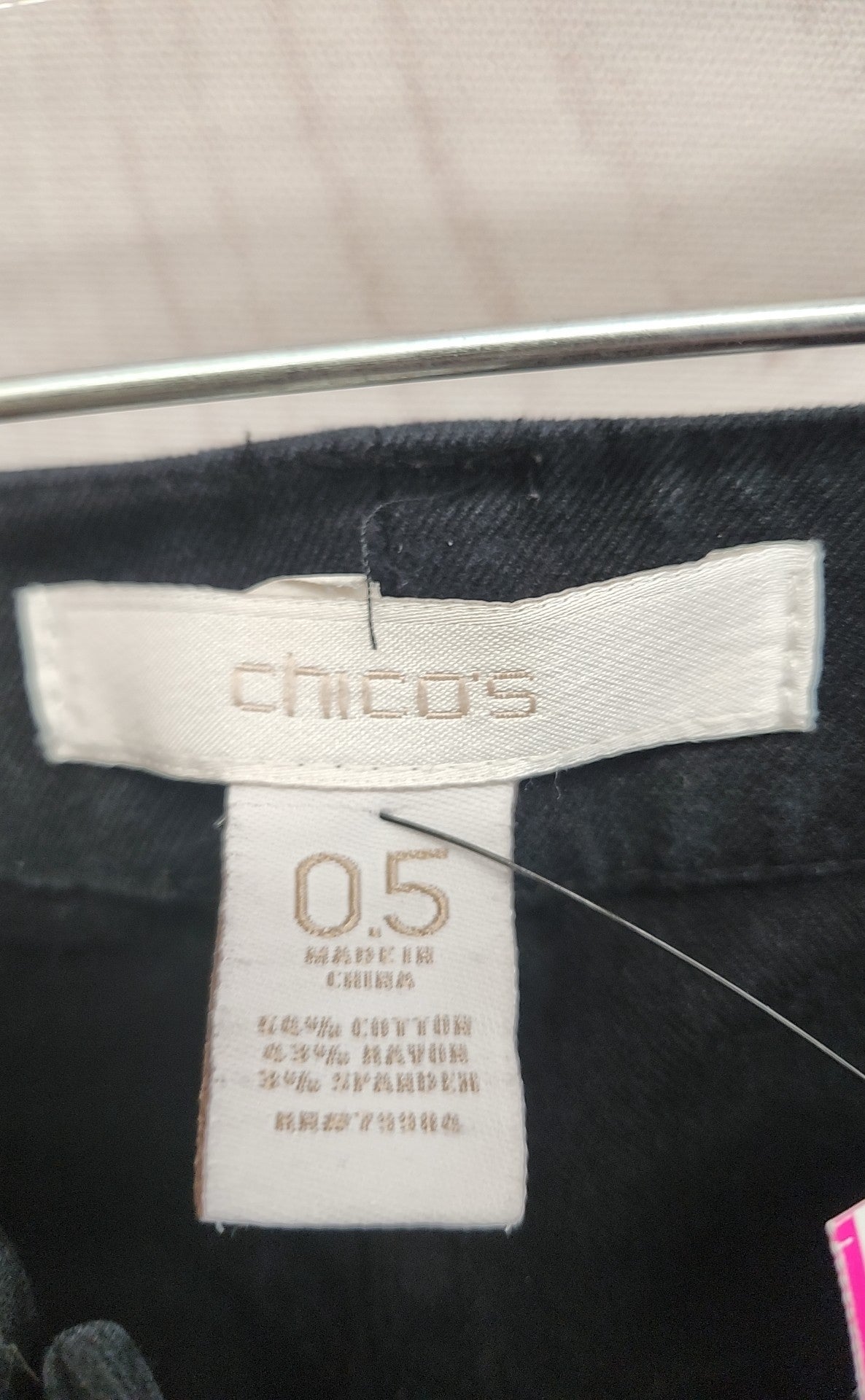 Chico's Women's Size 28 (5-6) Black Jeans