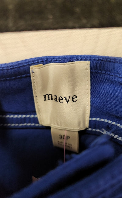 Maeve Women's Size 30 (9-10) Petite Blue Pants