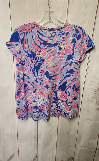 Lilly Pulitzer Women's Size XS Blue Short Sleeve Top