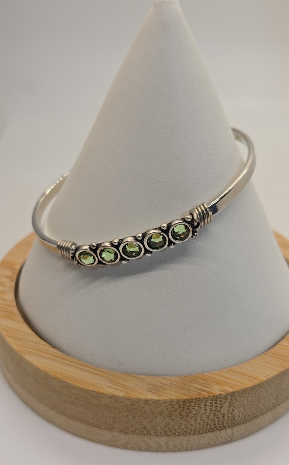NIB Luca + Dani Green Stone Cuff Bracelet