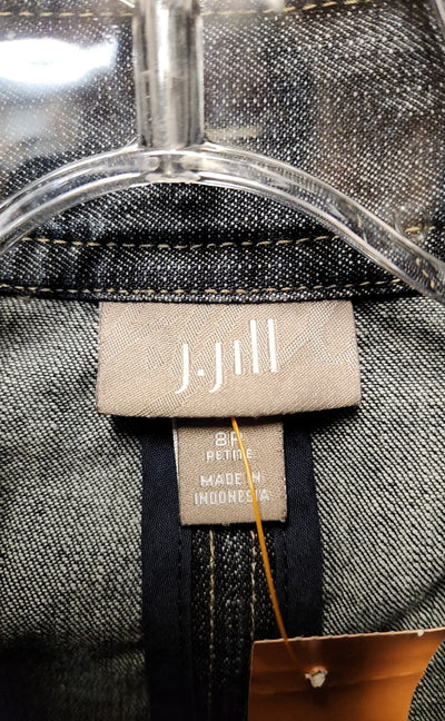 J Jill Women's Size 8 Petite Blue Jacket
