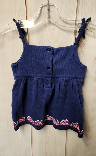 Carters Girl's Size 3 Navy Shirt