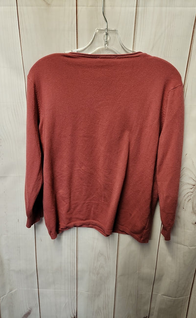 Milano Women's Size M Pink Long Sleeve Top