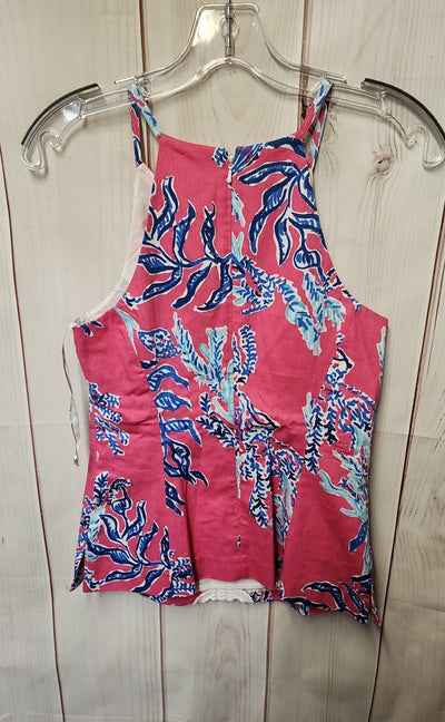 Lilly Pulitzer Women's Size 2 Pink Sleeveless Top