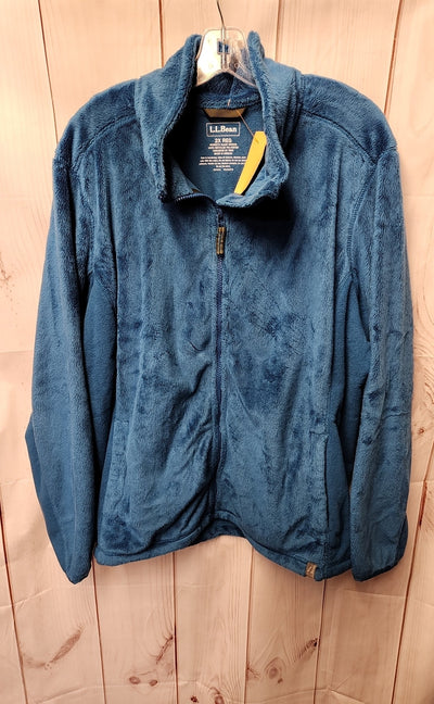 LL Bean Women's Size 2X Blue Jacket