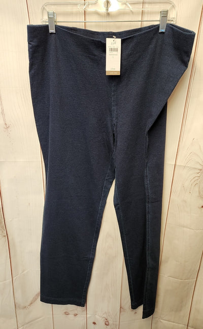 NWT Pure Jill Women's Size L Blue Pants