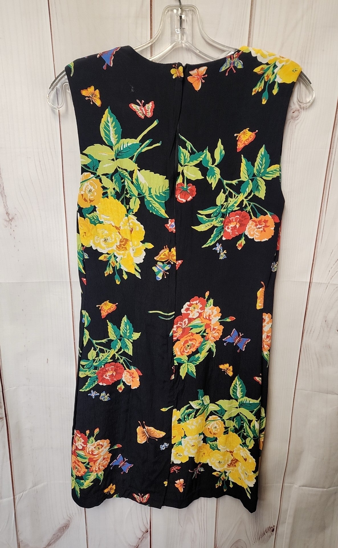 Walter Women's Size 10 Black Floral Dress