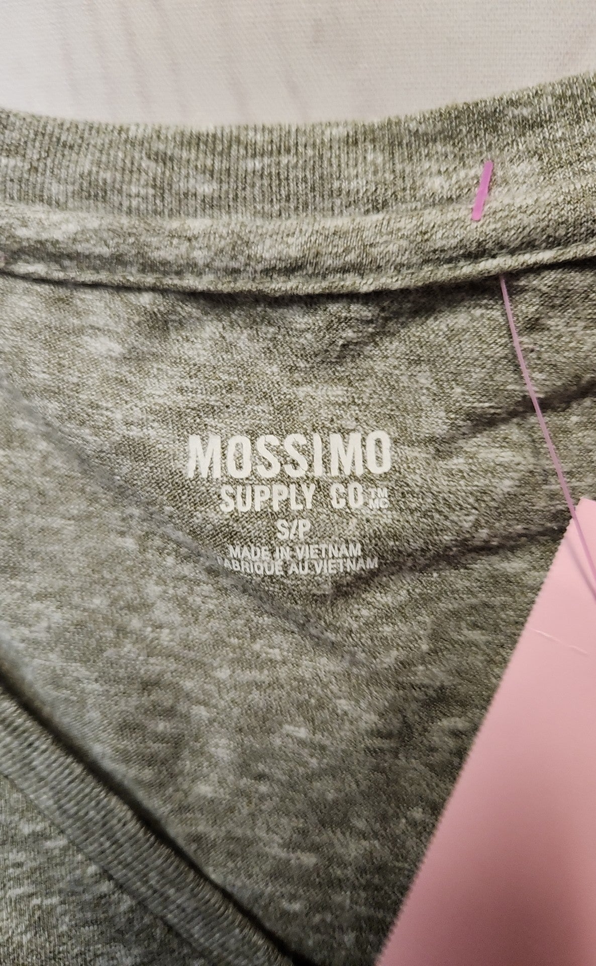 Mossimo Women's Size S Gray Short Sleeve Top