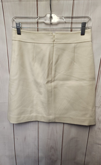 J Crew Women's Size 2 White Skirt