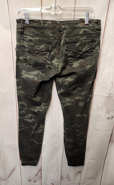 Kut from the Kloth Women's Size 8 Green Camo Pants Ankle Skinny