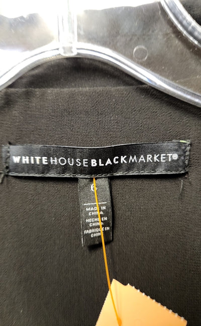 White House Black Market Women's Size 6 Black Dress