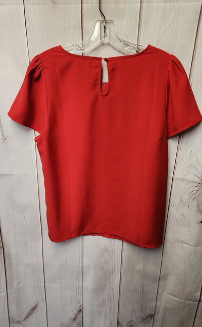 NWT J Crew Women's Size S Red Short Sleeve Top