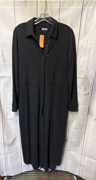 Faherty Women's Size M Gray Dress