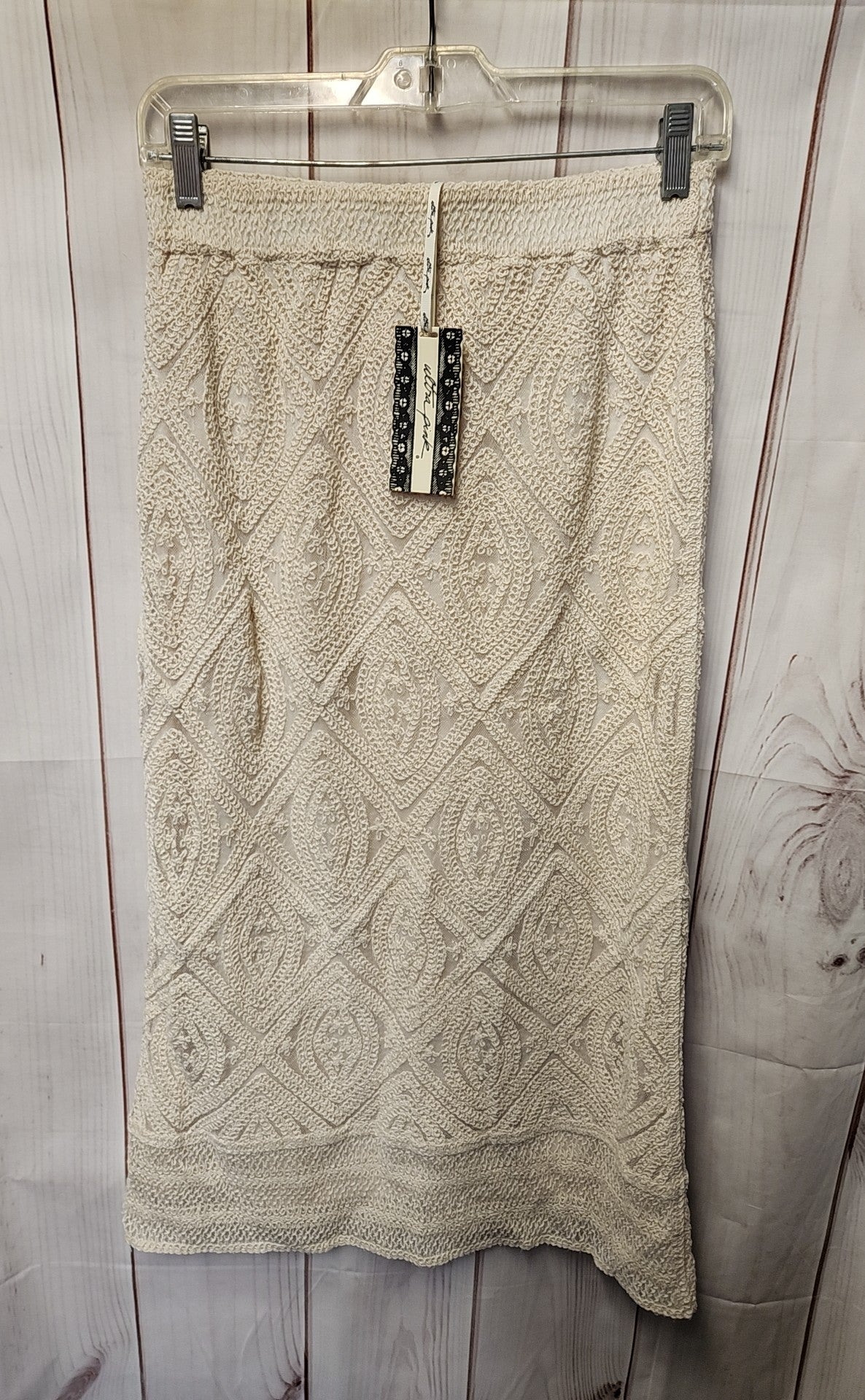 NWT Ultra Pink Women's Size S Beige Skirt