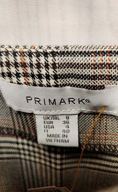 Primark Women's Size 4 Brown Skirt