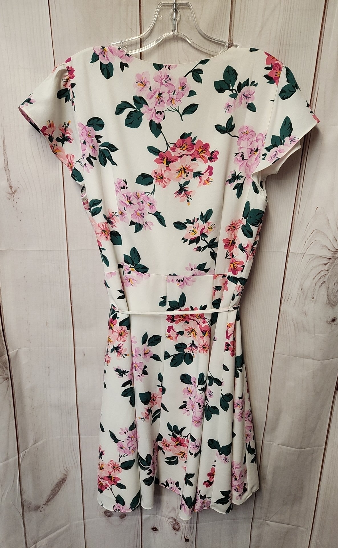 Ann Taylor Women's Size M White Floral Dress