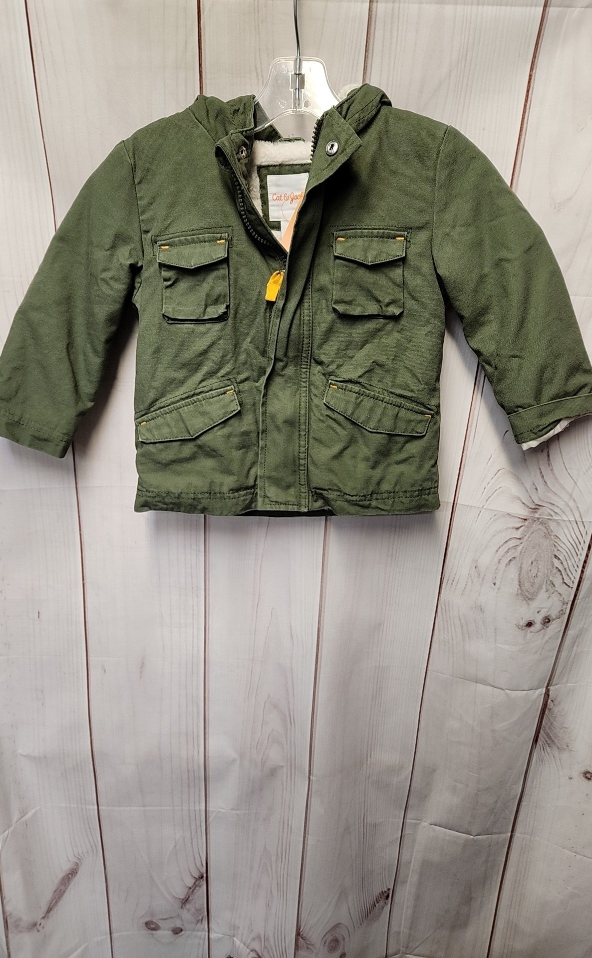 Cat & Jack Boy's Size 2 Green Jacket