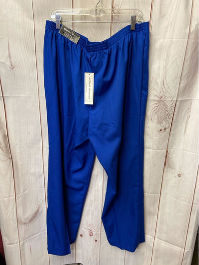 NWT Alfred Dunner Women's Size 18 Blue Pants