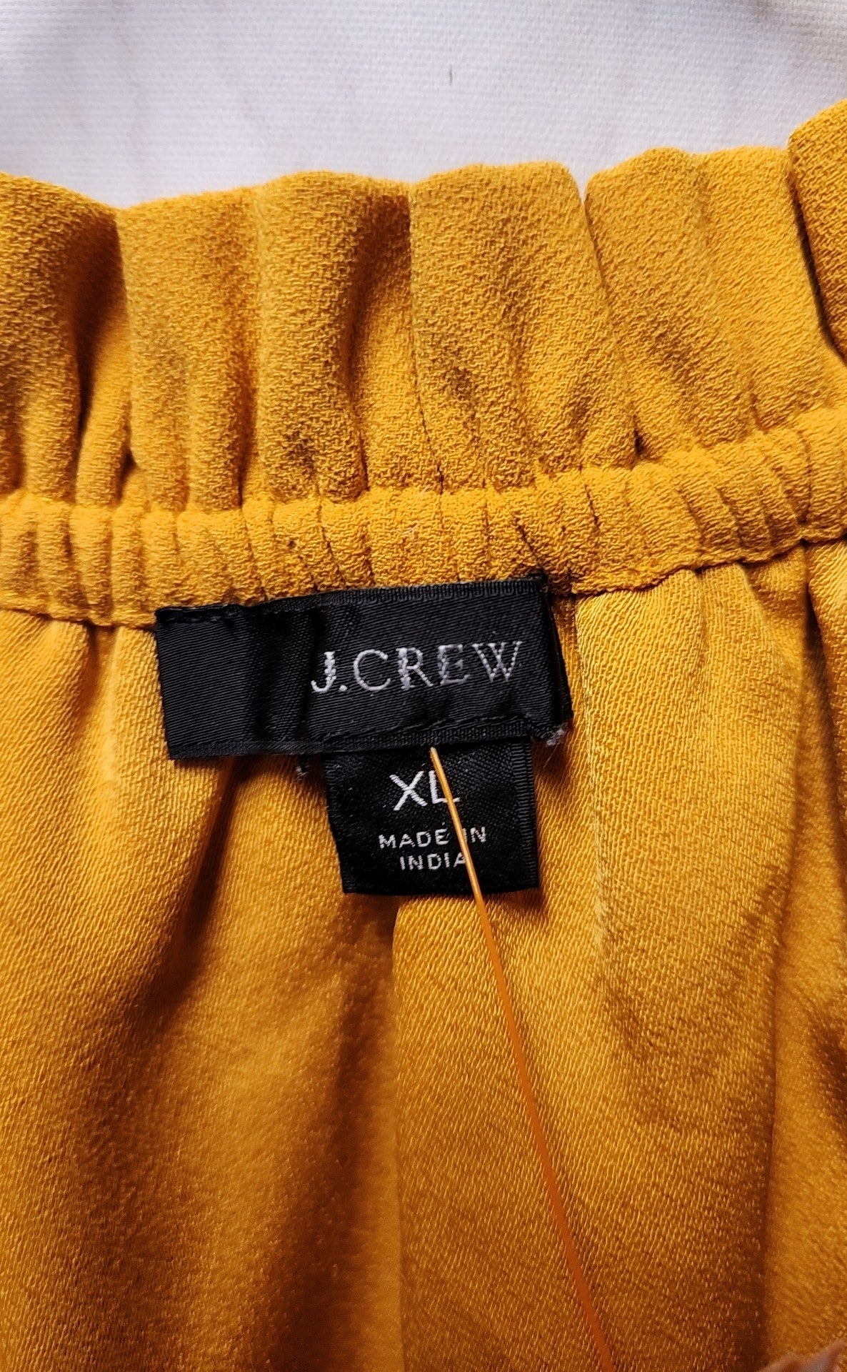 J Crew Women's Size XL Yellow Long Sleeve Top
