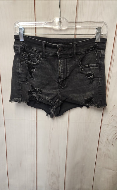 American Eagle Women's Size 4 Black Shorts Hi-Rise Shortie