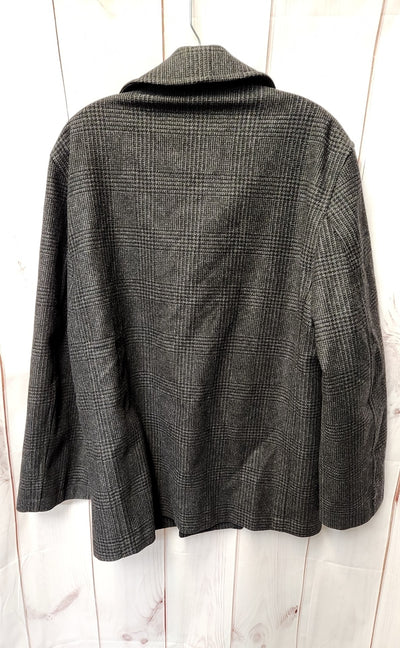 Aquascutum Men's Size 40 Black Coat