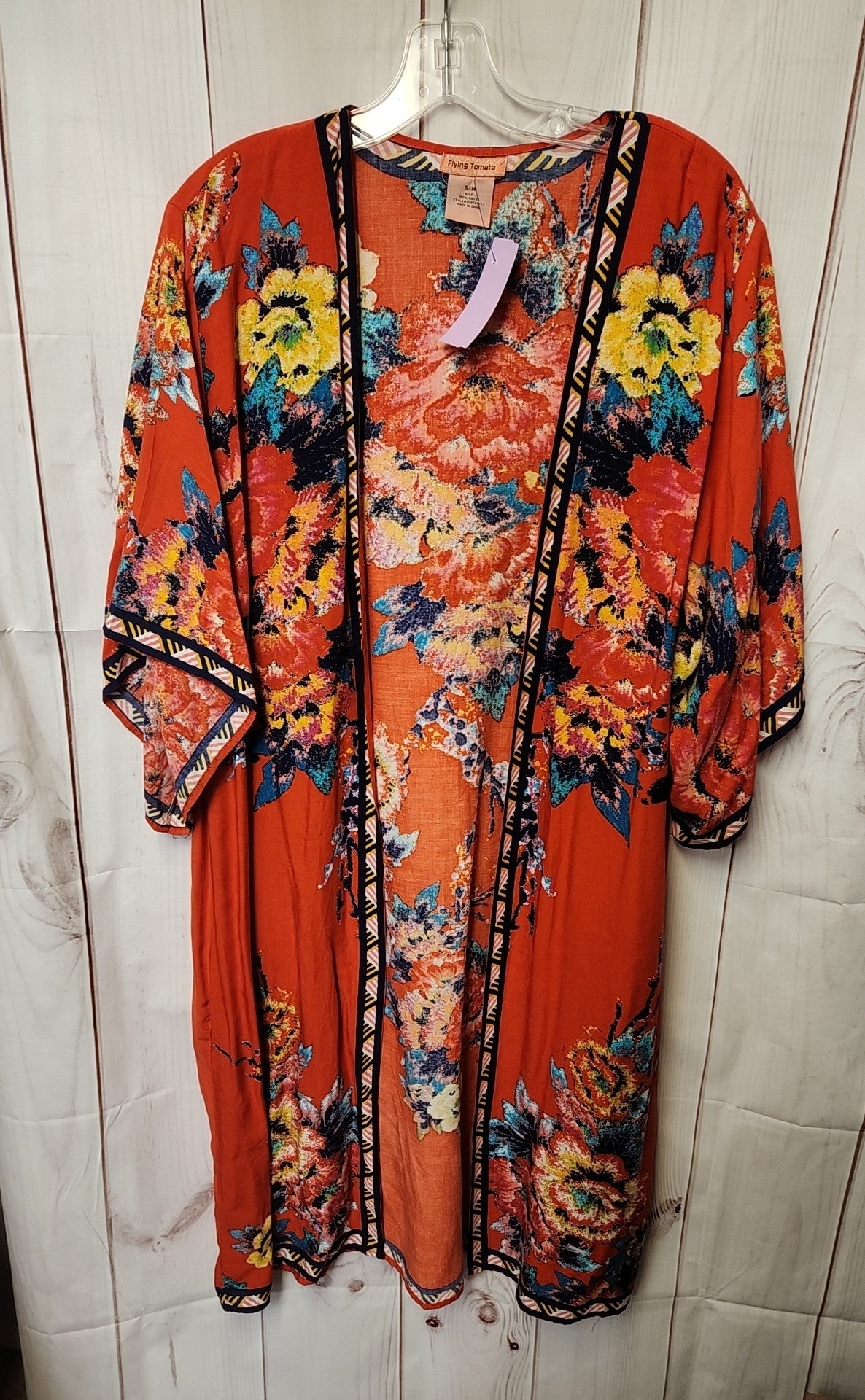 Flying Tomato Women's Size Small/Medium Red Cardigan