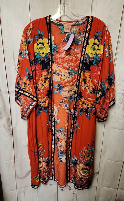 Flying Tomato Women's Size Small/Medium Red Cardigan