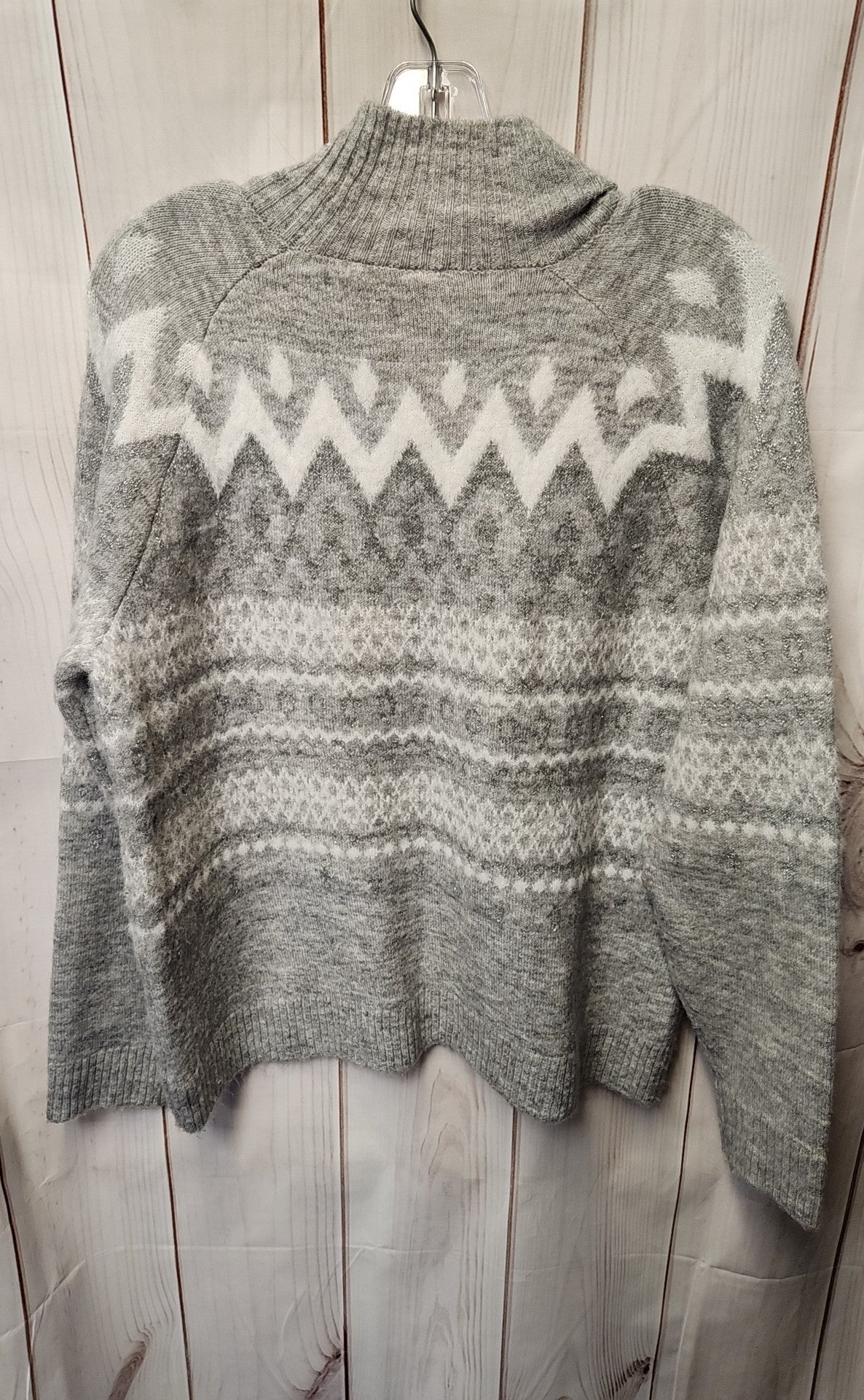 Holiday Time Women's Size L Gray Sweater