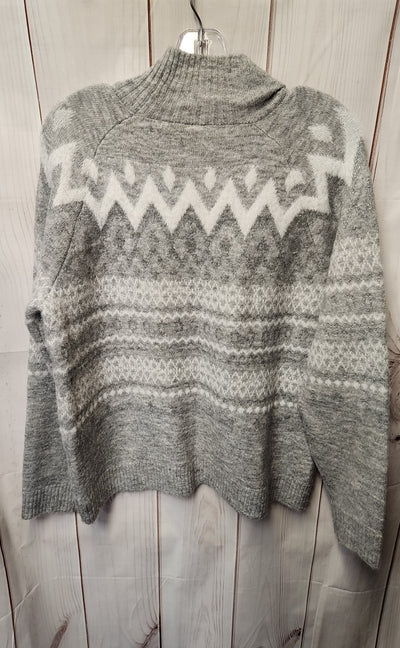 Holiday Time Women's Size L Gray Sweater