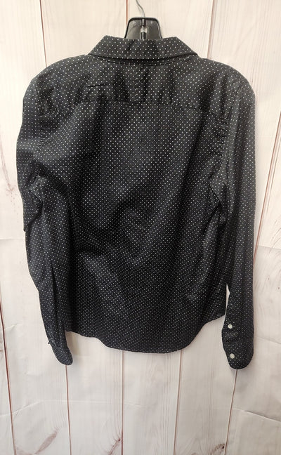 Lauren by Ralph Lauren Women's Size M Black Long Sleeve Top