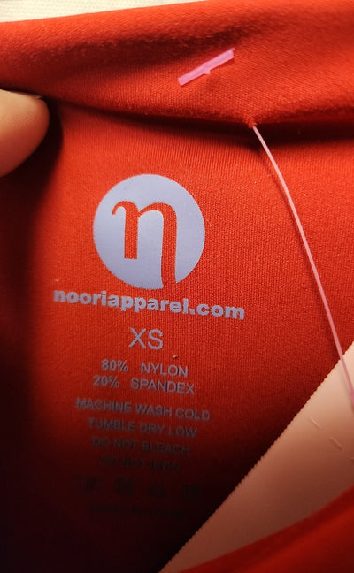Noori Apparel Women's Size XS Red Legging