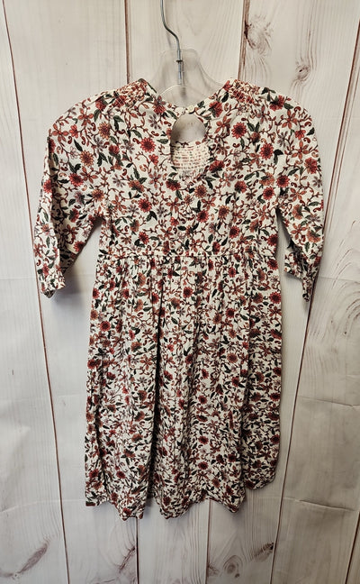 Old Navy Girl's Size 5 White & Red Dress