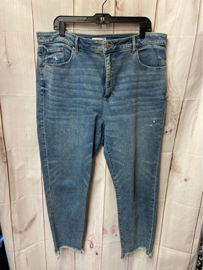 Loft Women's Size 34 (18/1X) Blue Jeans The Curvy Skinny