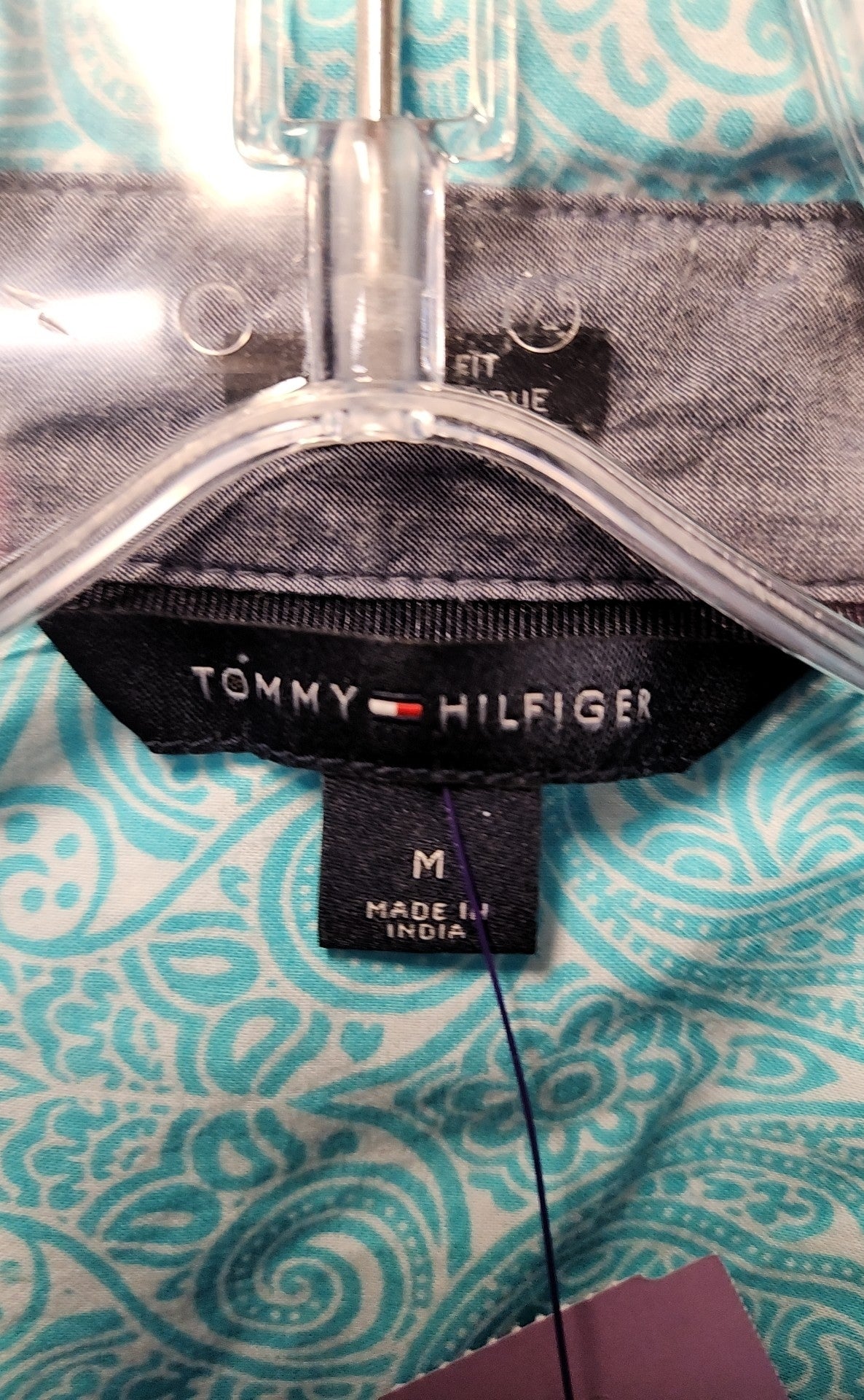 Tommy Hilfiger Women's Size M Blue Long Sleeve Top