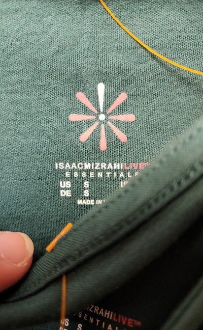 Isaac Mizrahi Live Women's Size S Green Shirt Set